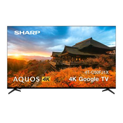 SHARP TV FJ Series Google TV 50 Inch 4K UHD LED 4T-C50FJ1X 2023